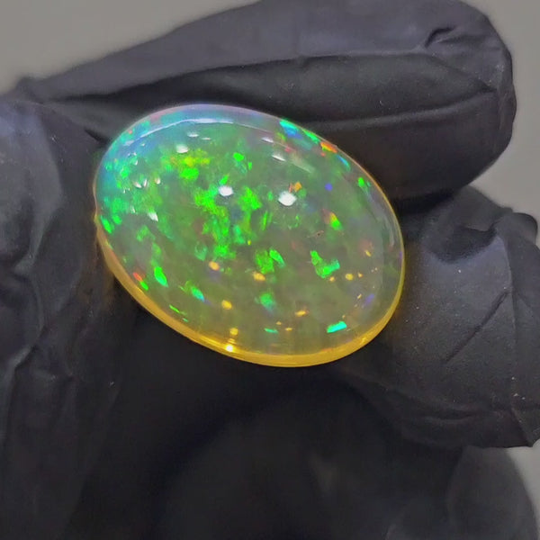 Natural Ethiopian Opal Cabochon | Oval | Size: 26x16mm