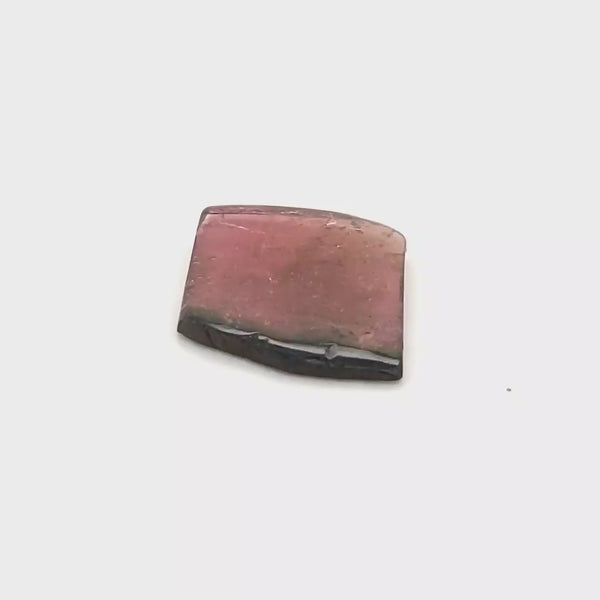 1 Pics Of Natural Watermelon Tourmaline Slice | Size:20X16mm | With Certificate