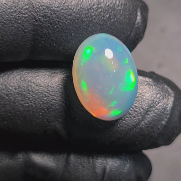 1  Pcs Of Natural Ethiopian Opal  | Oval Shape | Size: 16X12mm