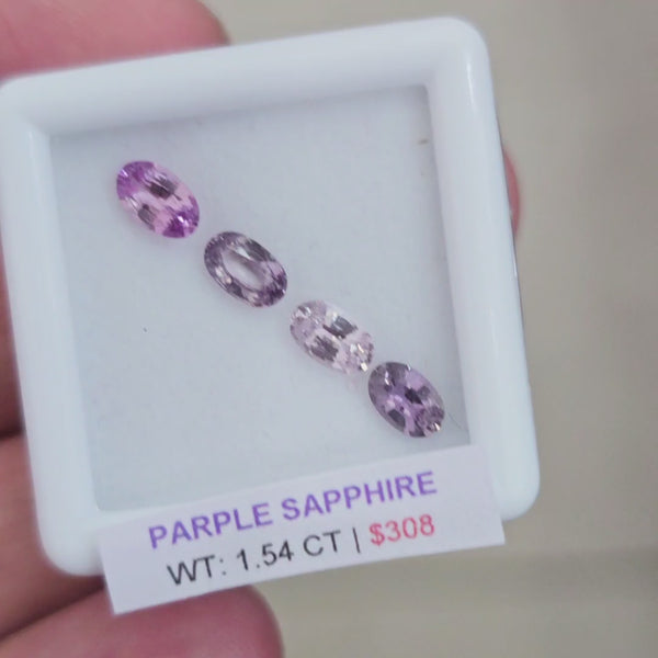 Box Of Natural Sri Lanka Unheated Sapphire  | 5x3mm | Oval