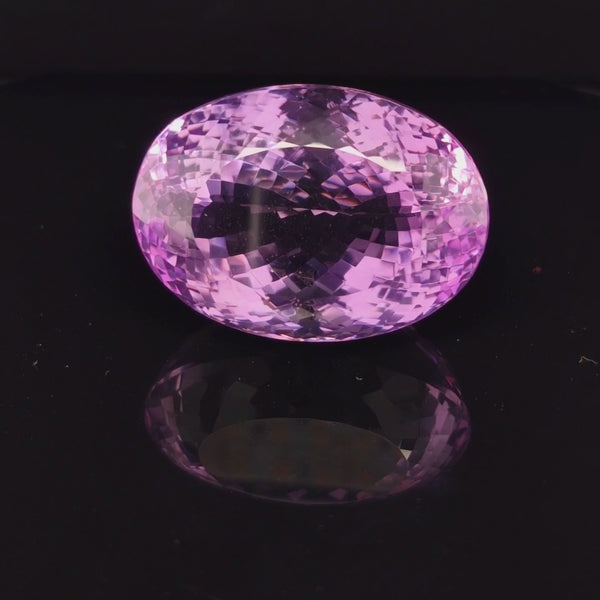 Natural Deep Color Amethyst  Faceted | Oval | Size: 34x25MM