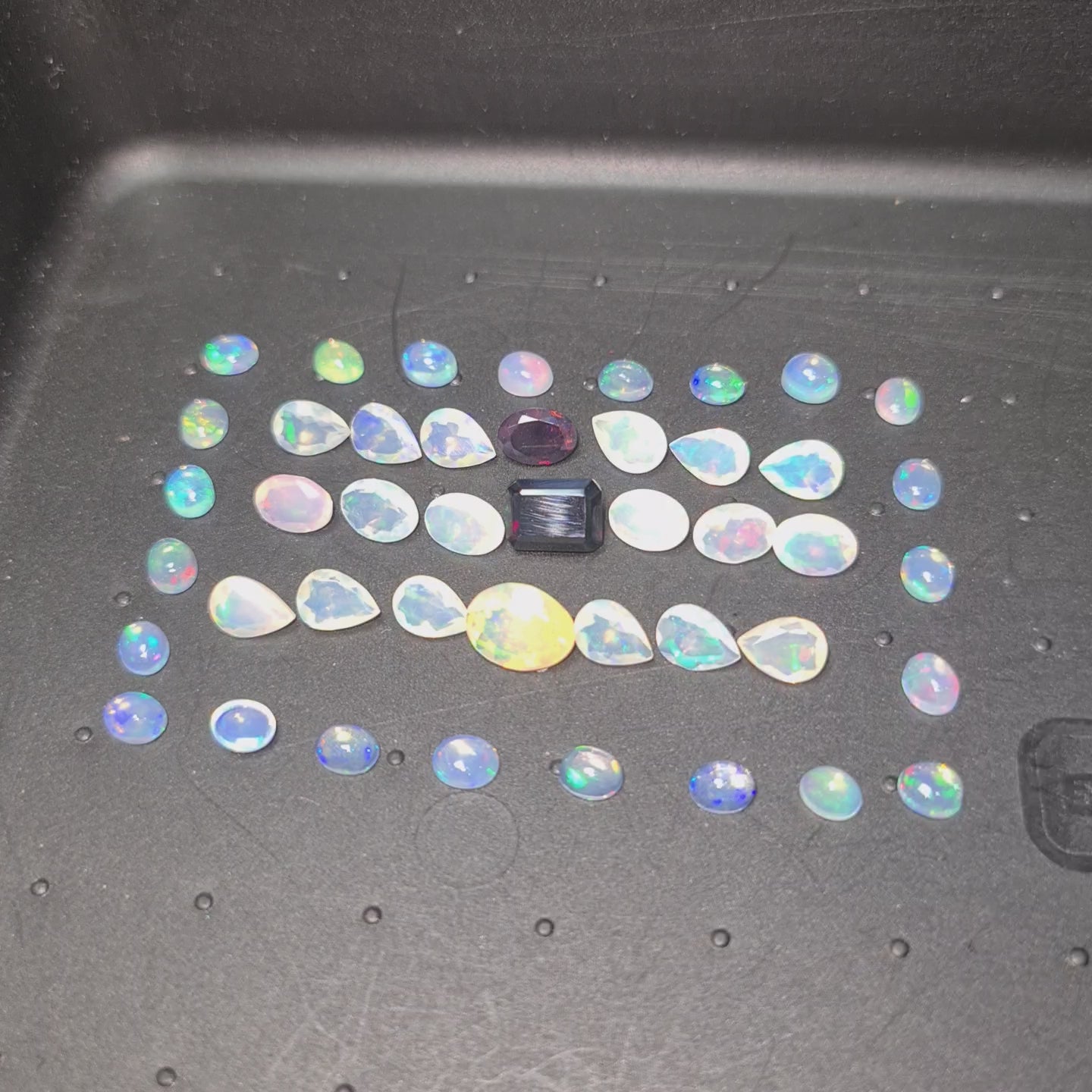 Wholesale Lot: 44 Pcs Natural Opal Faceted & Cabochon 5-9mm | 15.5Cts Approx. | Ethiopian Mined Untreated