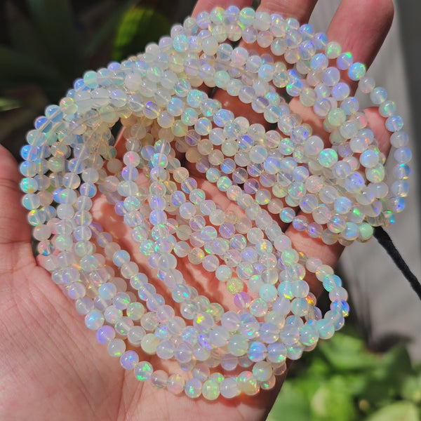 1 String of Opal sphere Beads | 17