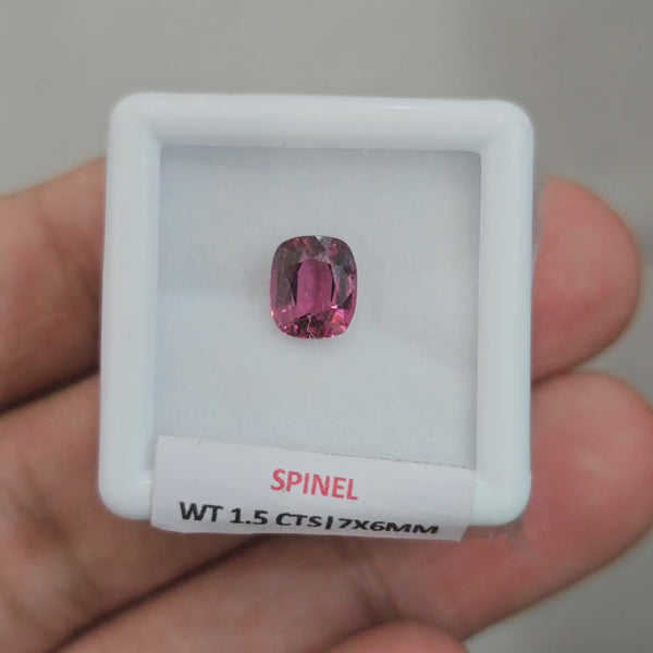 Box Of Natural Burma Spinel Faceted  | 7x6mm | Rectangle