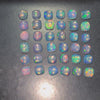 Load and play video in Gallery viewer, Wholesale Lot: 25 Pcs Natural Opal Cabochon 4mm |  | Ethiopian Mined Untreated