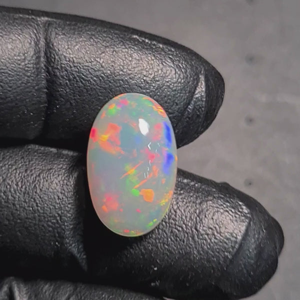 1  Pcs Of Natural Ethopian Opal  | Oval Shape | Size: 18x11mm