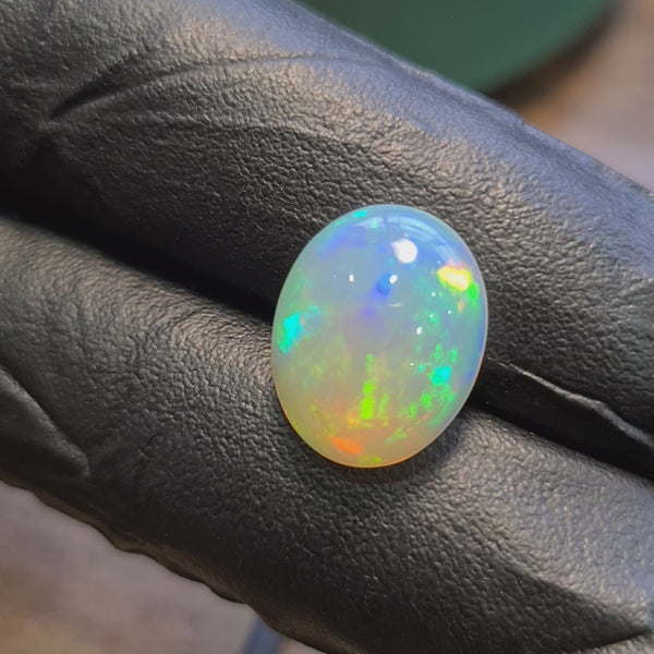 1 Pcs Of Natural Ethiopian Opal  | Oval Shape | Size: 11-14mm