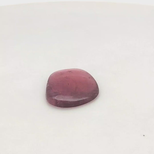 1 Pics Of Natural Watermelon Tourmaline Slice | Size:20X14mm | With Certificate