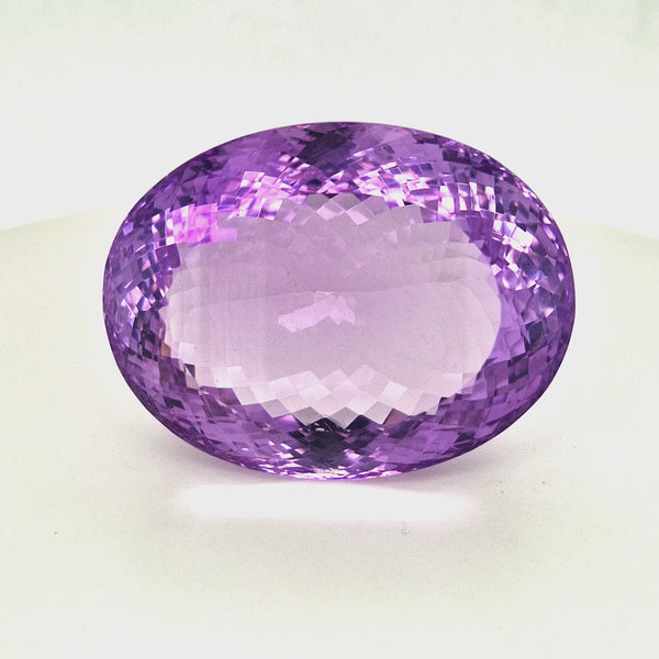 Natural Deep Color Amethyst  Faceted | Oval | Size: 46x35MM