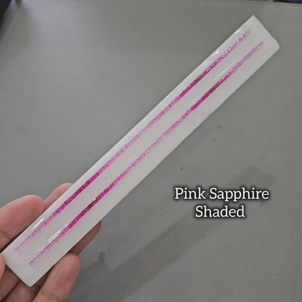 Natural Rainbow Sapphire 7'' Inches Line  | One Line is 2.3mm | 6.25cts | Square