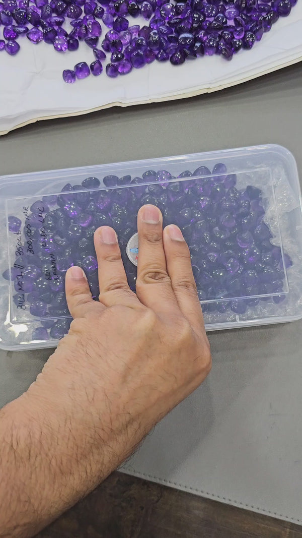 1 Pc of Amethyst Sugarloafs | 12-14mm deep colour | Random Pick