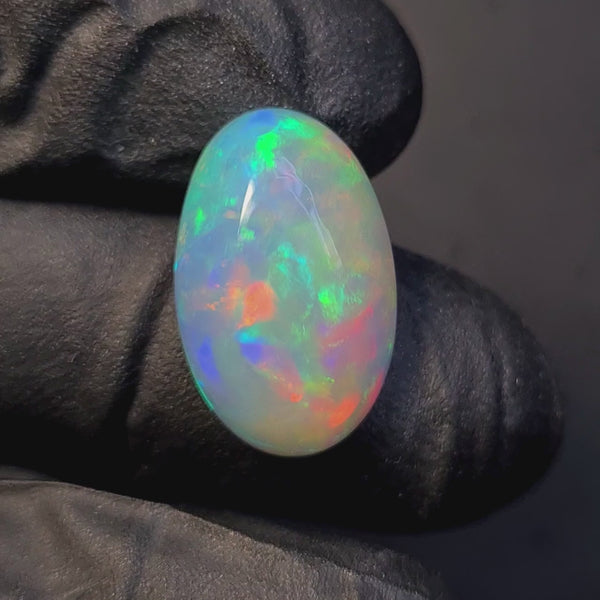 1  Pcs Of Natural Ethiopian Opal  | Oval | Size: 19x12mm