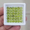 36 Pcs of Natural Peridot Faceted | Round | Size: 5mm