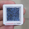3.14Cts Natural Heated Sri Lanka  Sapphire | 1.7mm | Round| Srilanka