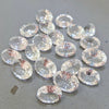 Natural Clear Quartz Concave Gemstone Oval Shape | Size: 18-20mm