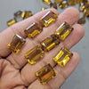 5Pcs Natural Honey quartz Faceted | Emerald cut | Size:16x12mm