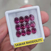 12 Pcs Natural Sawar Garnet Faceted | Shape: Oval | Size: 8x6mm