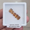 5 Pcs Natural Zircon Faceted Ceylon Unheated| Rectangle | Size: 6-7mm