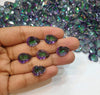 10 Pcs Mystic Topaz Teardrop Pear 16x12mm Faceted Top Quality - The LabradoriteKing