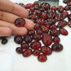 10 Pcs Natural Garnet Cabochons TOP quality Mozambique - The LabradoriteKing