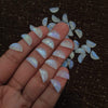 10 Pcs Natural Rainbow Moonstone Moons - The LabradoriteKing