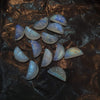 Load image into Gallery viewer, 10 Pcs Natural Rainbow Moonstone Moons - The LabradoriteKing