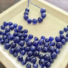 10 Pcs Of Natural Blue Sapphire Sphere Rounds Beads | 4-8mm - The LabradoriteKing
