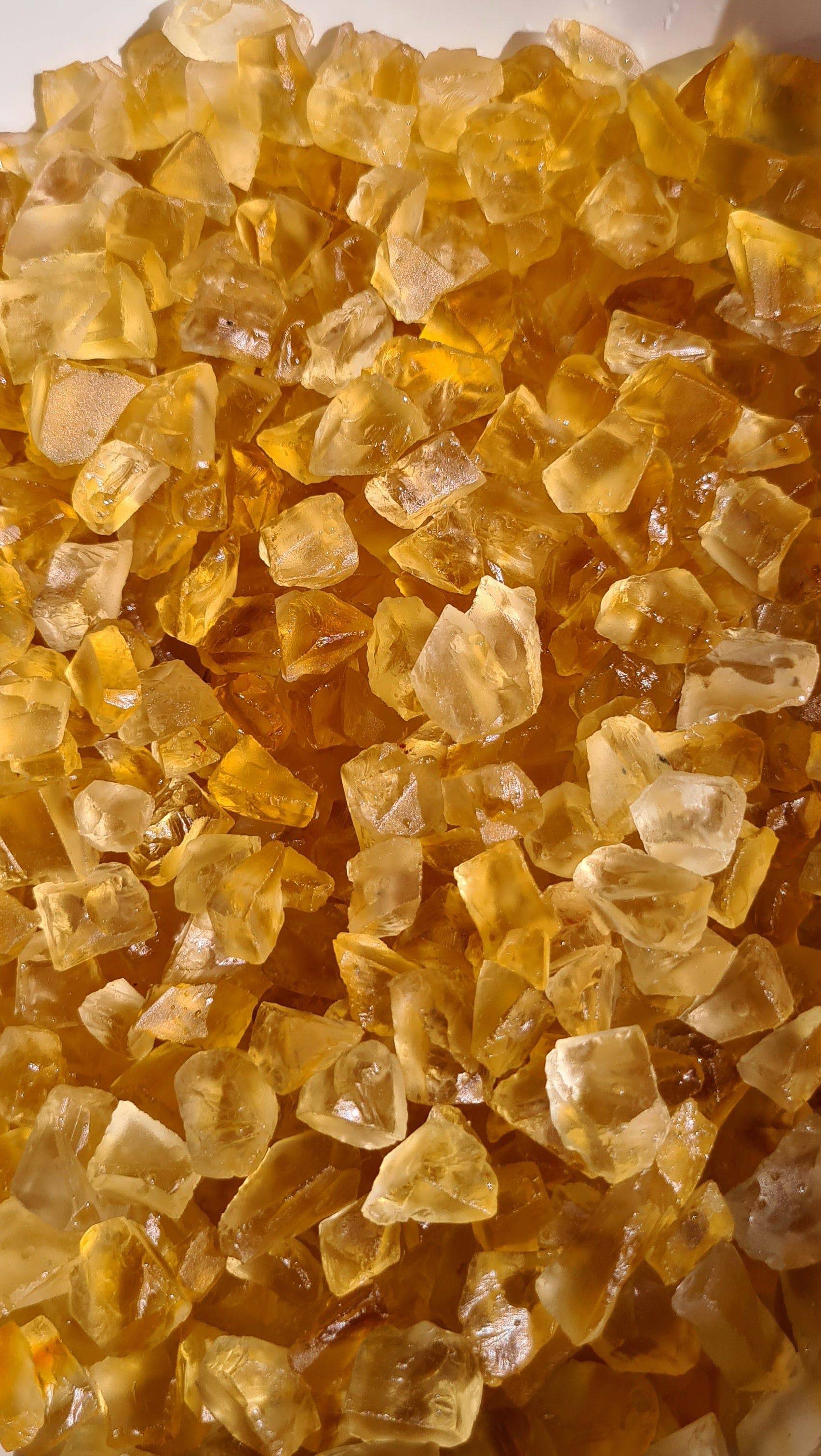 100 Cts of Raw Flawless Citrines Roughs | 12-16mm - The LabradoriteKing