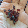 100 Pcs Indian Garnet Raw Rough | 5-12mm - The LabradoriteKing