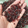 100 Pcs Indian Garnet Raw Rough | 5-12mm - The LabradoriteKing