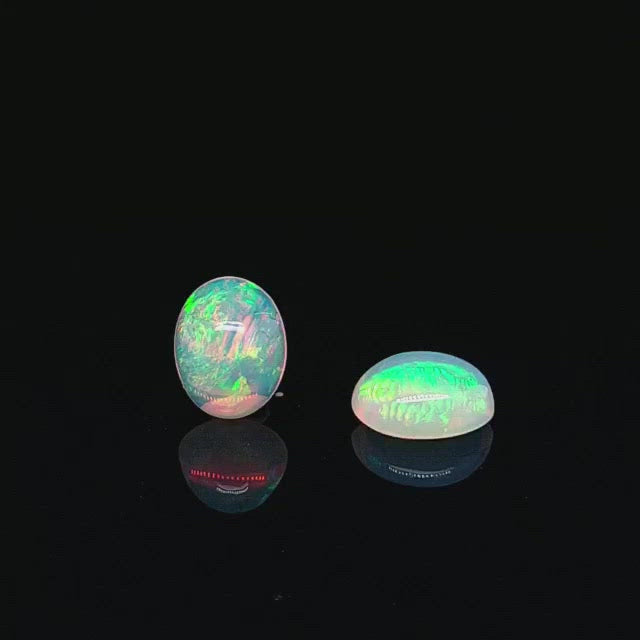 Natural Opal Cabochon 10x8mm |  Ethiopian Mined Untreated