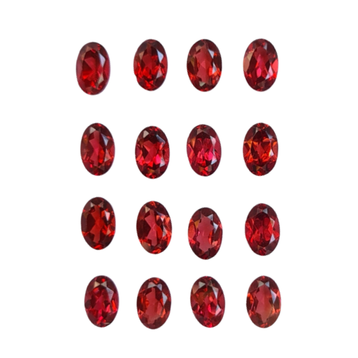 Natural Garnet Mozamique Faceted Gemstone |  Size 6-7mm - The LabradoriteKing