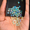 12 Pcs Natural Opal Heart 5-8mm Size | Flat Back Cabochons - The LabradoriteKing