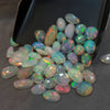 12 Pcs Natural Opal Rose Cuts | 6-10mm Free Size | High Quality Fire - The LabradoriteKing