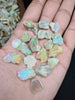 12 Pcs Raw Ethiopian Opals | Thinner slice of 12-20mm Mix - The LabradoriteKing