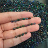 Load image into Gallery viewer, 14 Pcs Natural Black Opal Ovals | Faceted in 6x4mm or 7x5mm Ovals - The LabradoriteKing