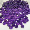 15 Pcs of Amethyst Round Cabochon 11mm | Vivid Colour and Top Polish - The LabradoriteKing