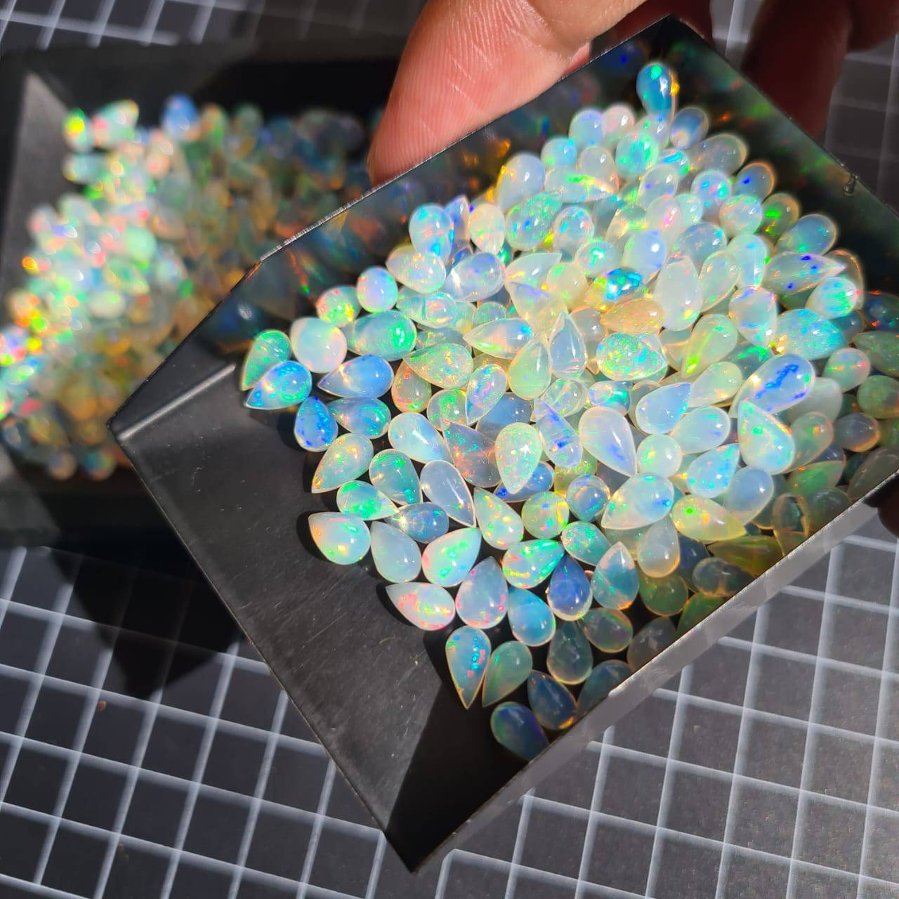 15 Pcs Opal Drops | UNDRILLED | High Quality Ethiopian Mined - The LabradoriteKing