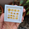 Load image into Gallery viewer, 16 Pcs Natural Citrine Faceted Gemstone | Size: 7-10mm, Pear &amp; Oval Shape | 14 Cts - The LabradoriteKing