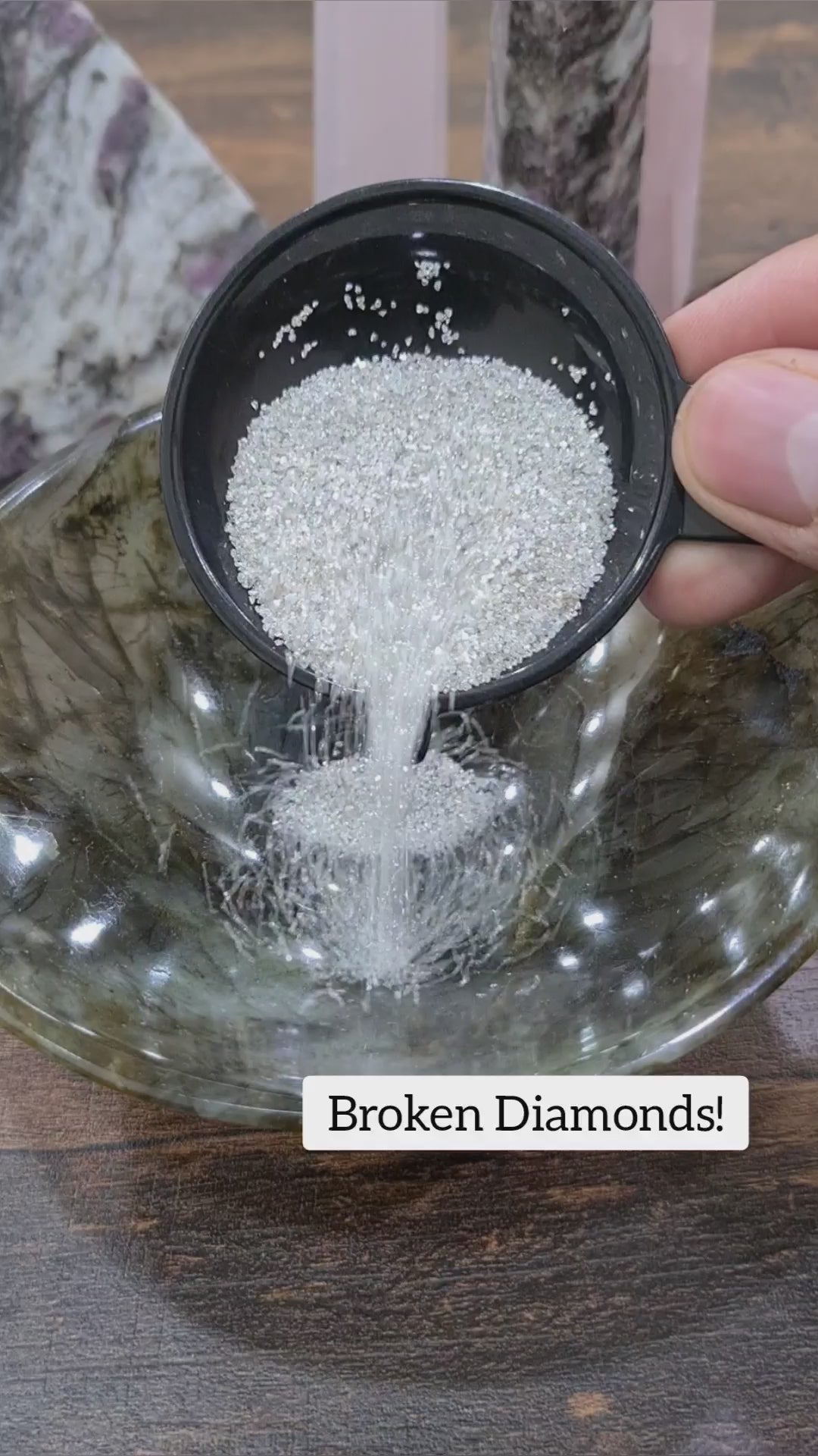 Broken Diamonds Chips Dust Sand | Super SPARKLY