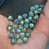 20 Pcs Labradorite Heart Cabochons | 6mm Size Calibrated - The LabradoriteKing