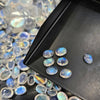 20 Pcs Moonstone Rainbow | 7mm oval Good Quality - The LabradoriteKing