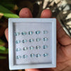 20 Pcs Natural Aquamarine Faceted Gemstones | Pear Shape, 7x4mm - The LabradoriteKing