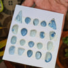 20 pcs Natural Blue Lace Opal Faceted Gemstones Fancy Shape, 12-26mm - The LabradoriteKing