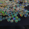Load image into Gallery viewer, 20 Pcs Natural Fire Opals Cabochons 5mm Rounds - The LabradoriteKing