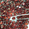 20 Pcs Natural Garnets Calibrated Oval 7x5mm Mozambique Mined - The LabradoriteKing