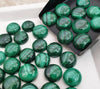 20 Pcs Natural Malachite Rounds 13-14mm Top Polish Log - The LabradoriteKing
