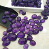 20 Pcs of Amethyst Cabochon AAA Top Quality 10-18mm Size - The LabradoriteKing