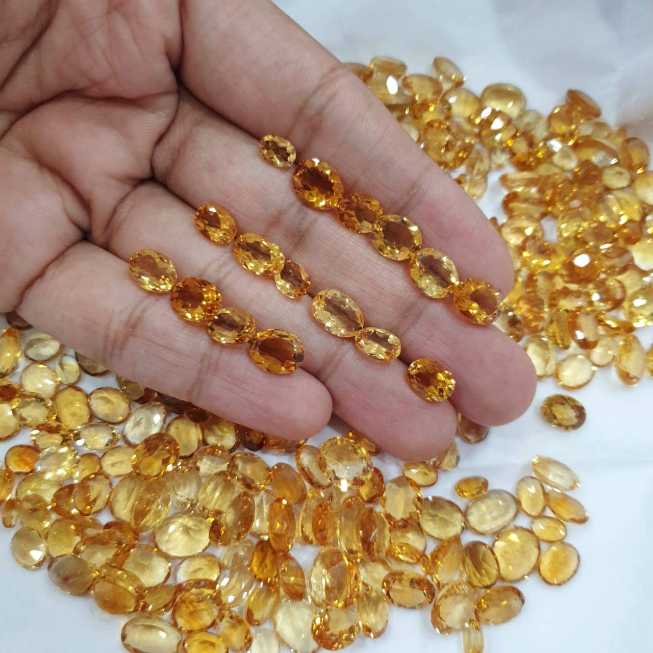 20 Pcs of Citrines Flawless | AAA Quality - The LabradoriteKing