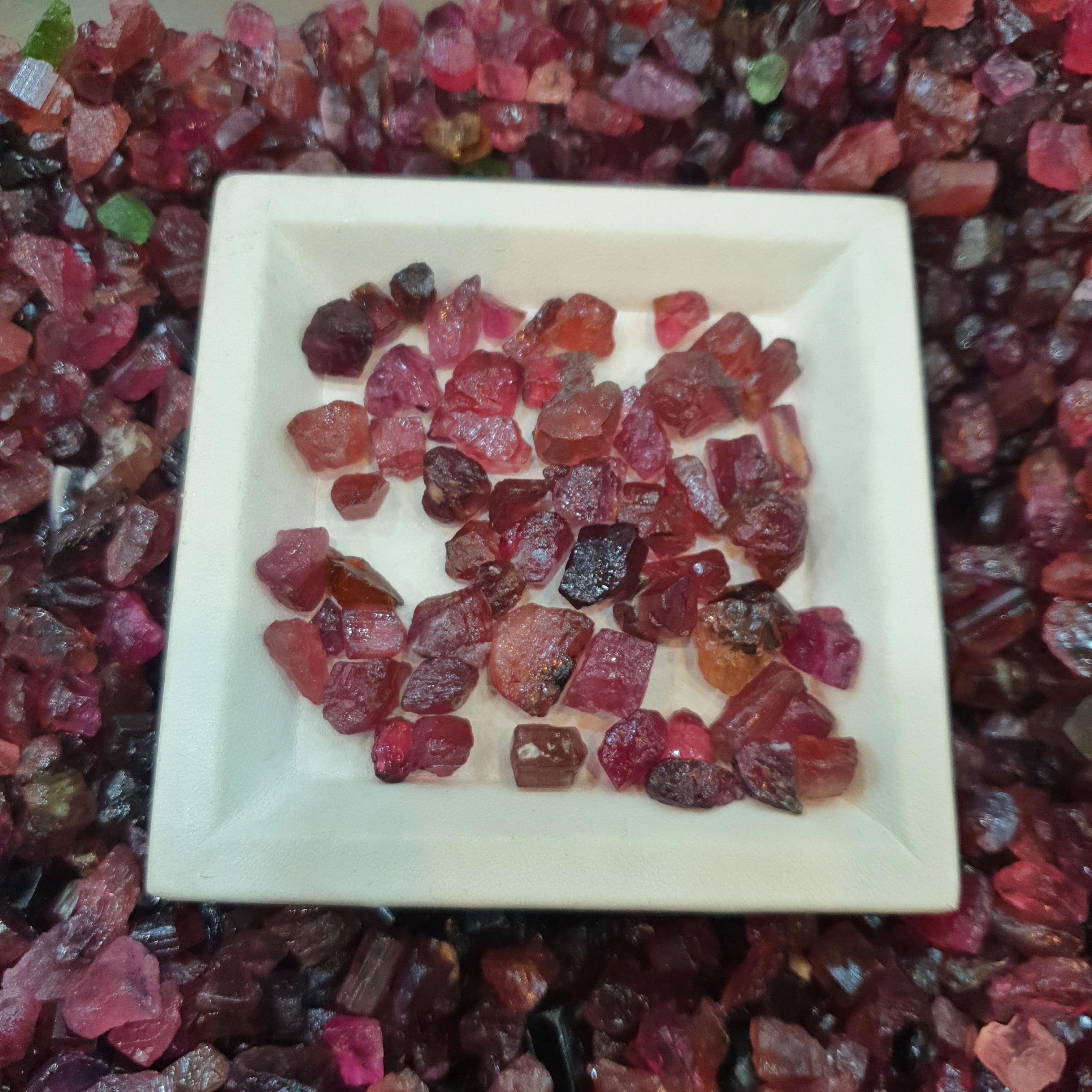 20 Pcs Rubellite Pink Tourmaline | Rich Quality Raw Stones - The LabradoriteKing